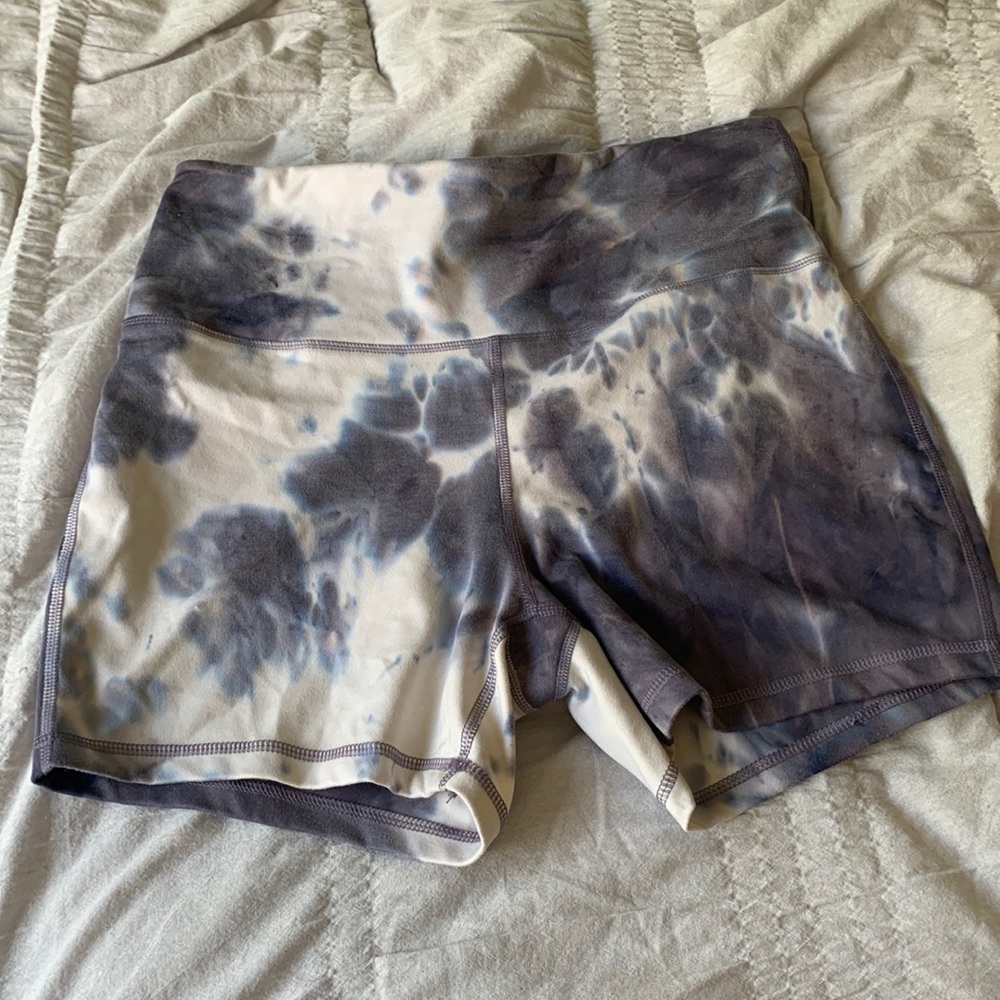 Tie dye Spandex shorts